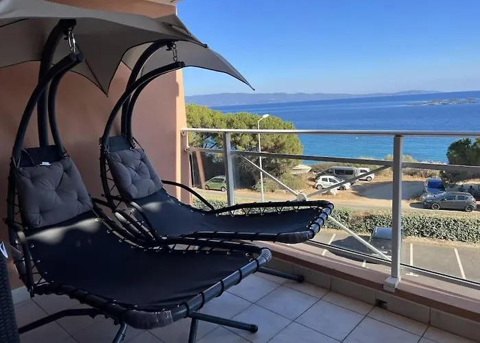 Bel App T2 En Bord De Vue Sanquinaires Piscine Apartment Ajaccio (Corsica)